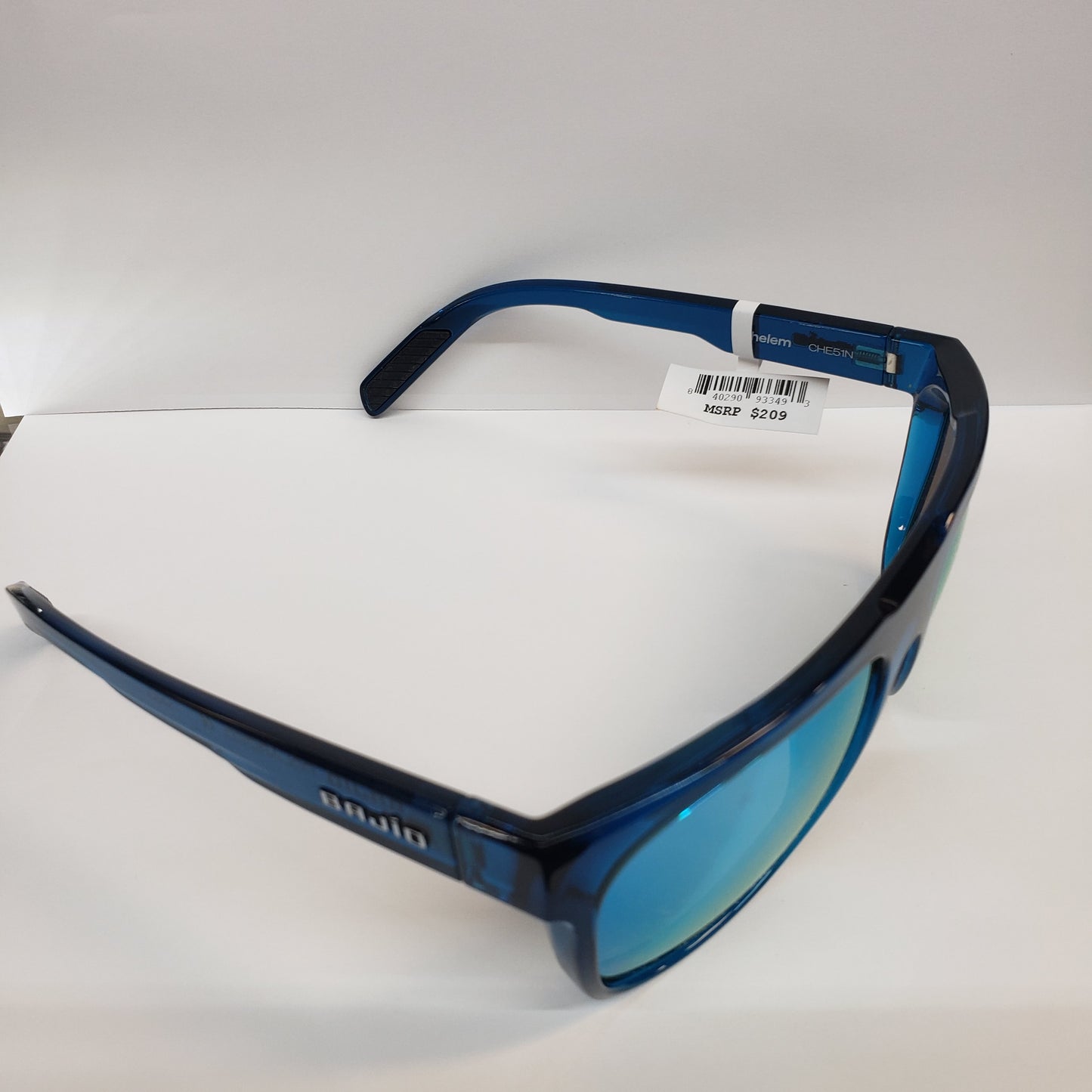 Bajio Chelem Sunglasses-Medium-Dark Blue Glass Gloss/Blue Polycarbonate