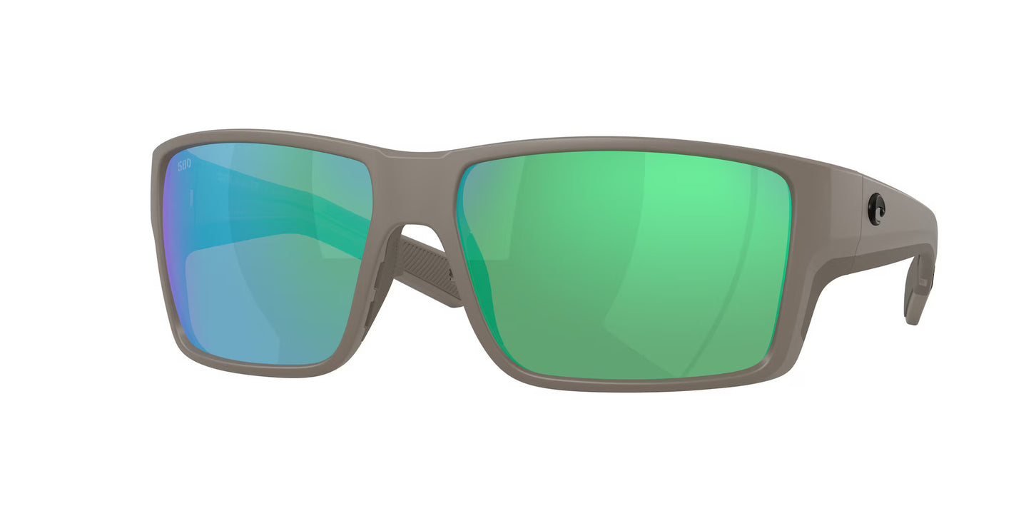 New Authentic Costa Sunglasses-Reefton Pro-Matte Olive Shale/Green Mirror-580G
