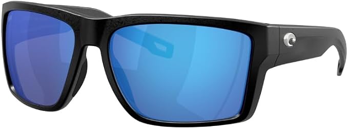 New Authentic Costa San Carlos Sunglasses-Netplus Black/Blue Mirror-580G-Untangled Collection-