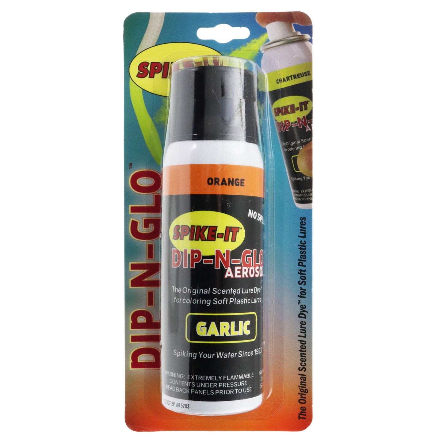 Spike-It Aerosol Worm Dye, 2oz Garlic Orange