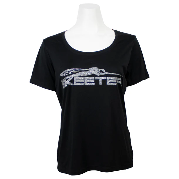 New Authentic Ladies Black UPF Short Sleeve Performance Shirt-