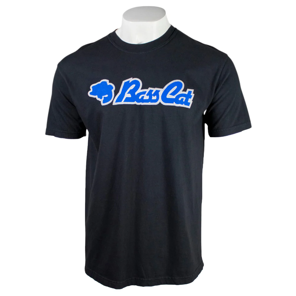 Bass Cat Black Comfort Color Tee-