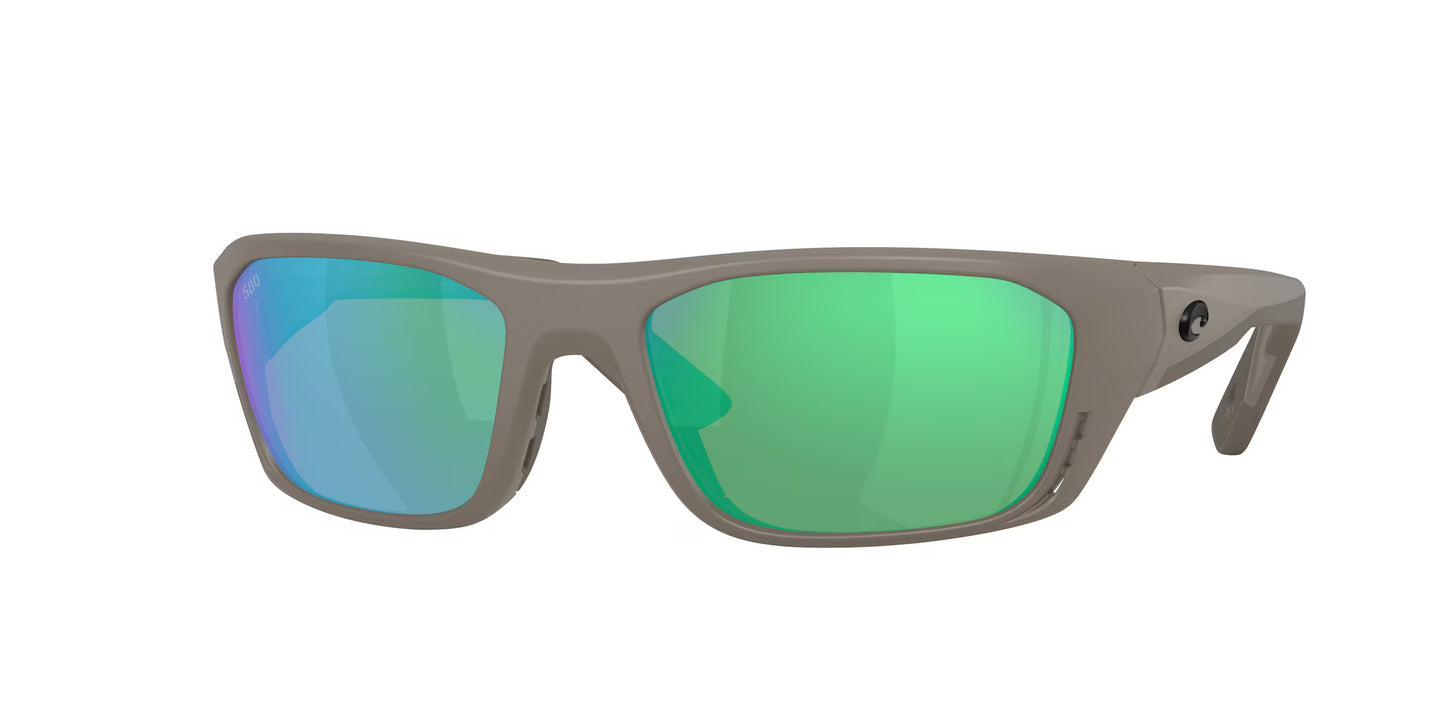 New Authentic Costa Sunglasses-Whitetip Pro-Matte Olive Shale/Green Mirror-580G