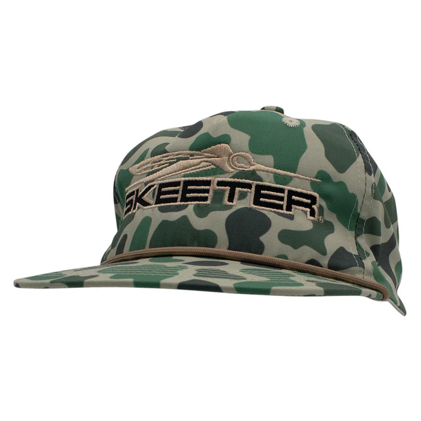 New Authentic Skeeter-Lost Hat Co Cool Marsh Goat Rope Hat-Camo