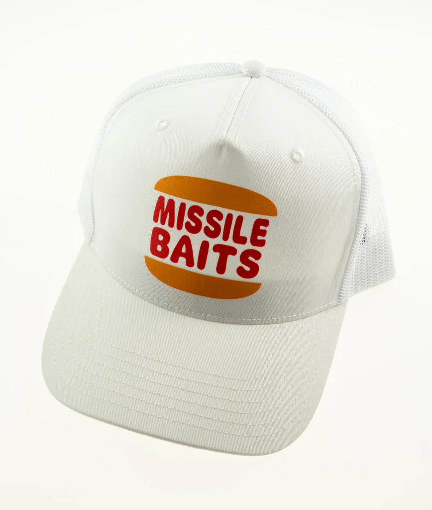 Missile White BK Hat