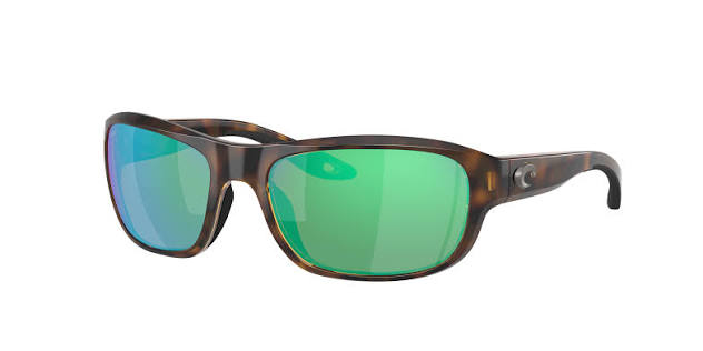 New Authentic Costa Clipperton Sunglasses-Tortoise/Green Mirror-580P