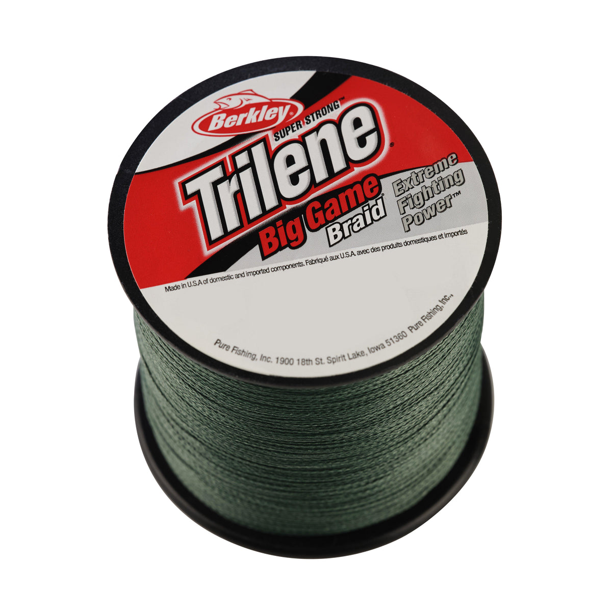 Berkley Trilene BG Braid-328 yd. Lo-Vis Green-65 lb.