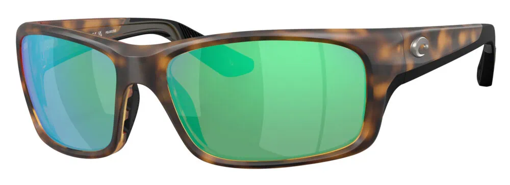 New Authentic Costa Jose Pro Sunglasses-Matte Tortoise/Green Mirror-580G