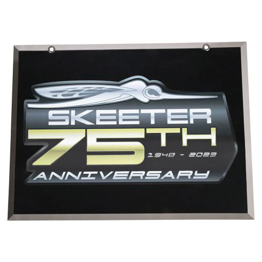 New Authentic SKEETER 75th Anniversary Sign