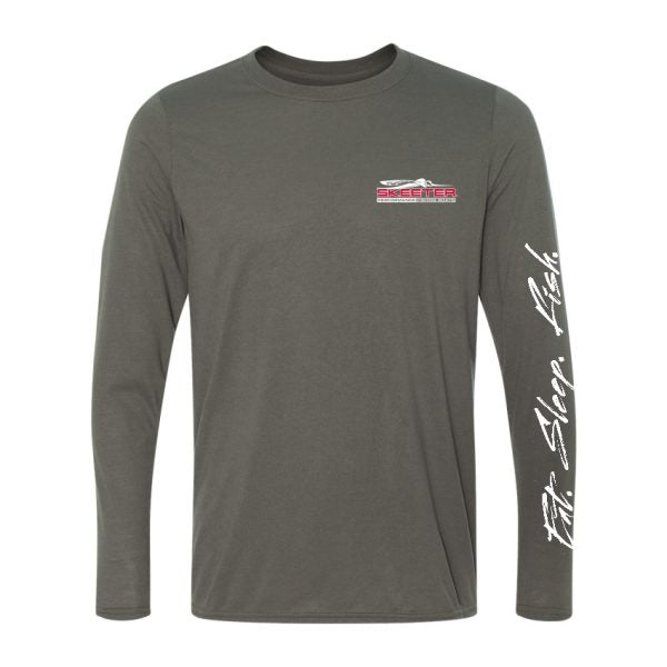 New Authentic Skeeter Performance Long Sleeve T- Gray