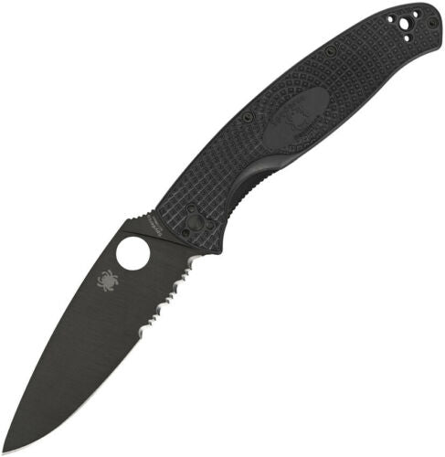 Spyderco Resilience Lightweight Black P/S Black Frn C142PSBBK