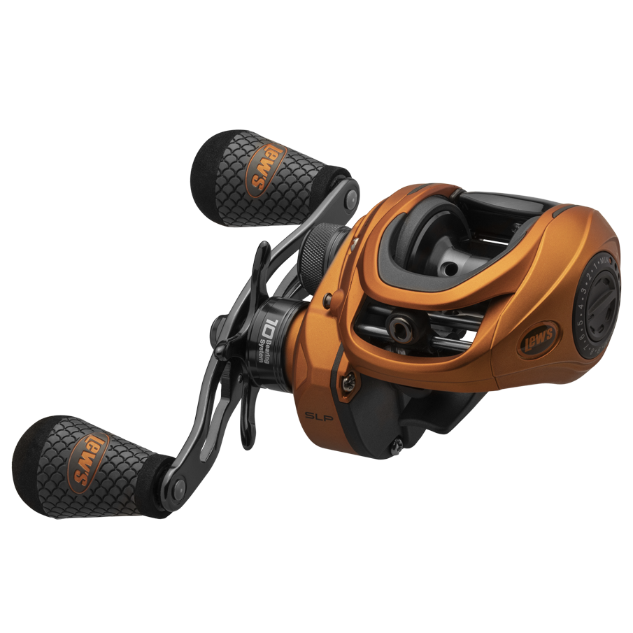 Lew's Mach Crush SLP Baitcasting Speed Spool Reels 9+1/ 7.5:1/ 7.3oz/ 110/50 / 30"