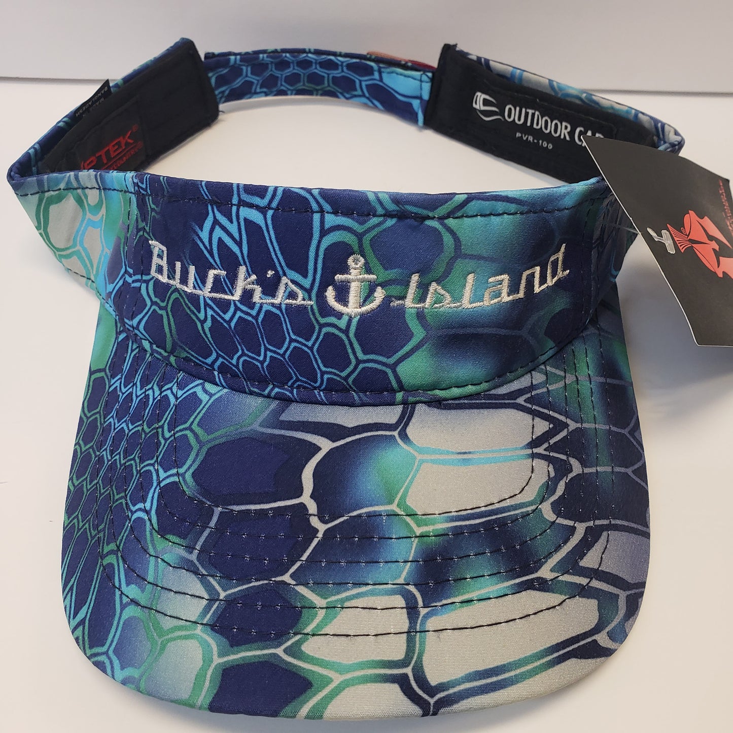 Buck's Island Visor-Pontus Blue