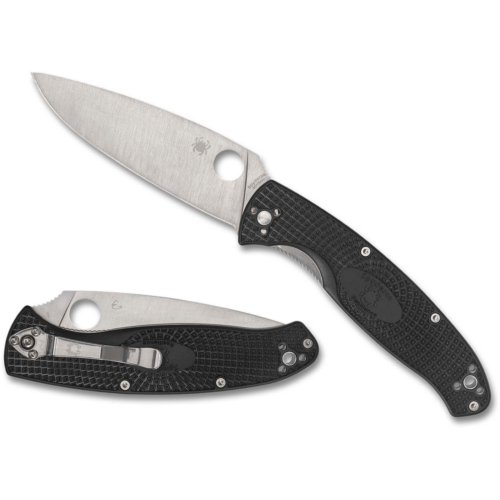 Spyderco Resilience Lightweight Plain Black Frn C142PBK