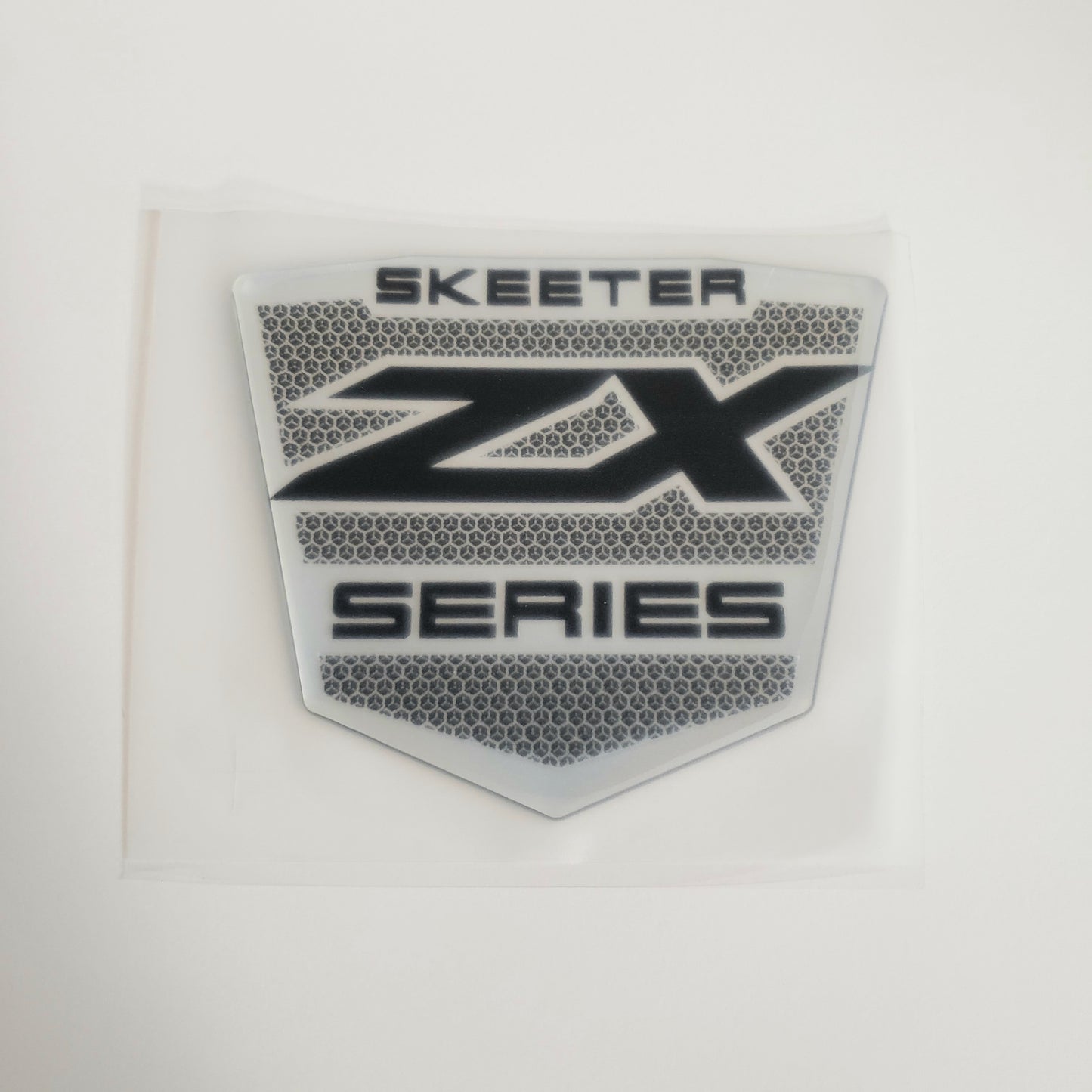 New Authentic Skeeter Emblem- ZX Series-Black/Chrome