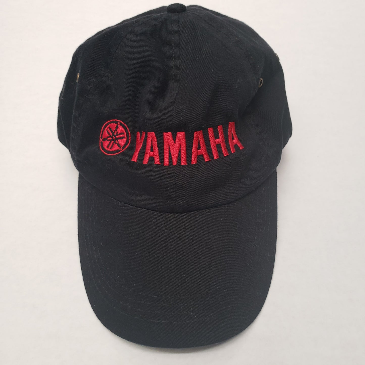 Black with Red Lettering