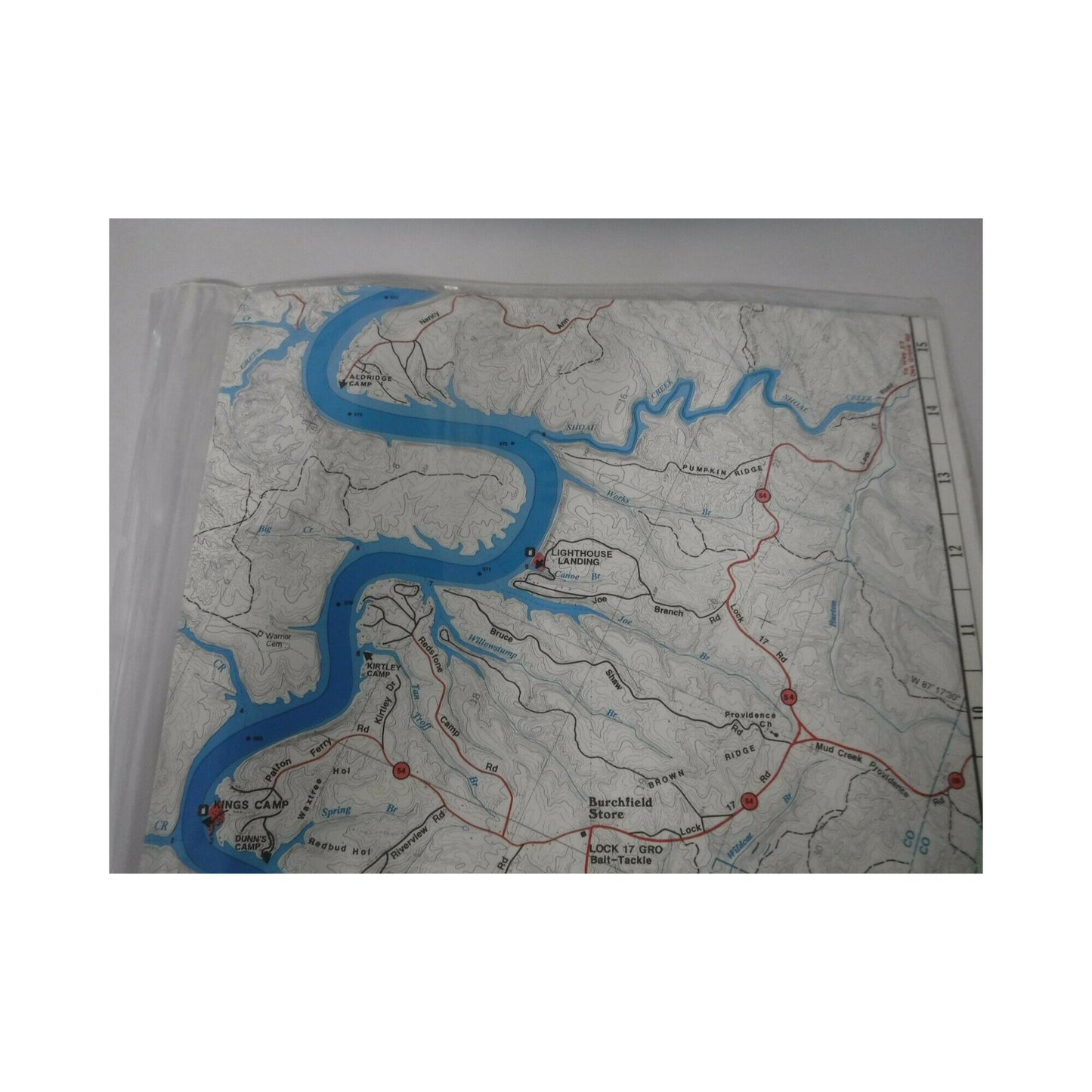 Atlantic Mapping GPS Waterproof Map Lake Bankhead