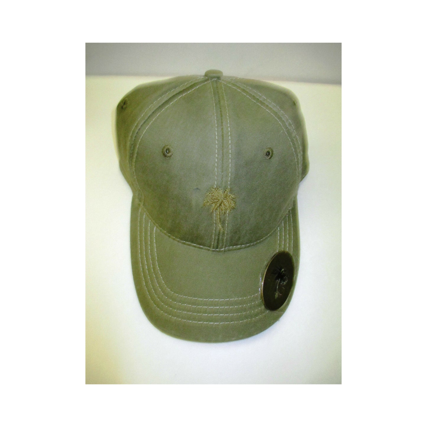 Green/ Palm Tree Logo/ Bottle Opener on bill