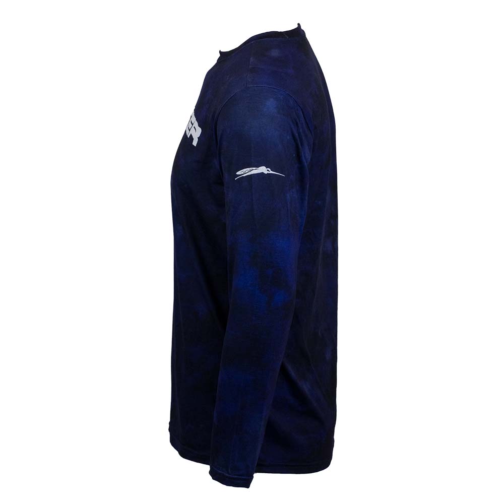 New Authentic Skeeter Navy Cloud Print Cotton Touch Long Sleeve-2 XL