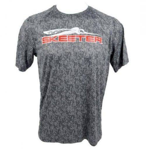 New Authentic Skeeter Gray Digi Camo Performance Tee 4XL