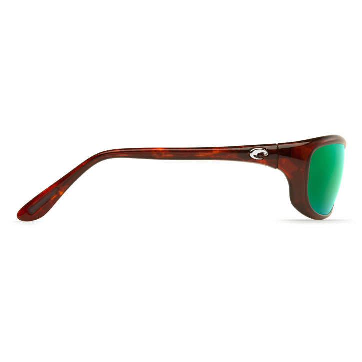 New Authentic Costa Harpoon Polarized Sunglasses Tortoise Frame Green Mirror Glass Lens