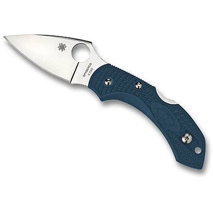New Spyderco Dragonfly 2 Blue Lightweight K390 Plainedge C28FP2K390