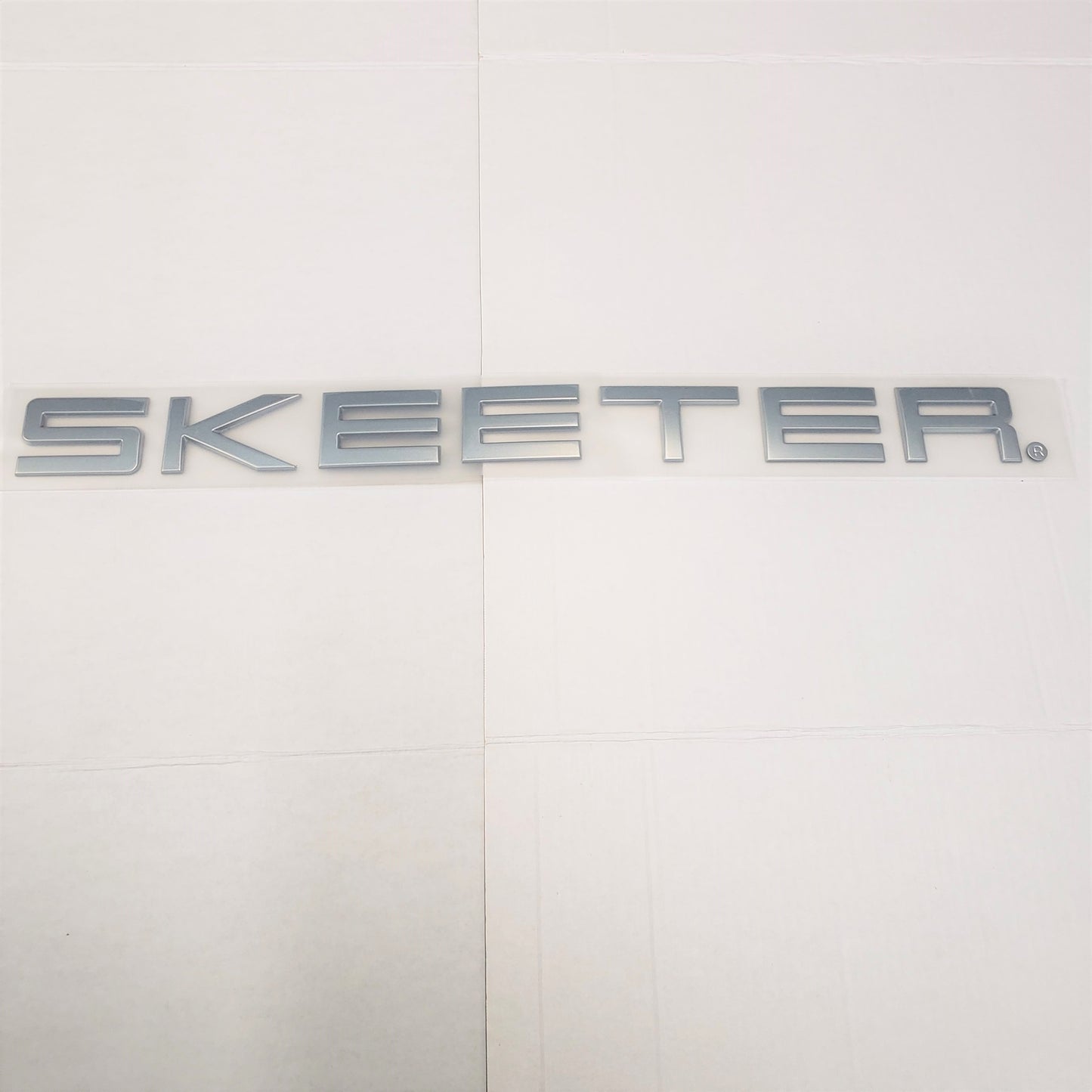 New Authentic Chrome Skeeter Emblem 32" x 2.6822" -91171476