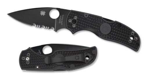 Spyderco Native 5 Plain/Ser Black Blade FRN C41PSBBK