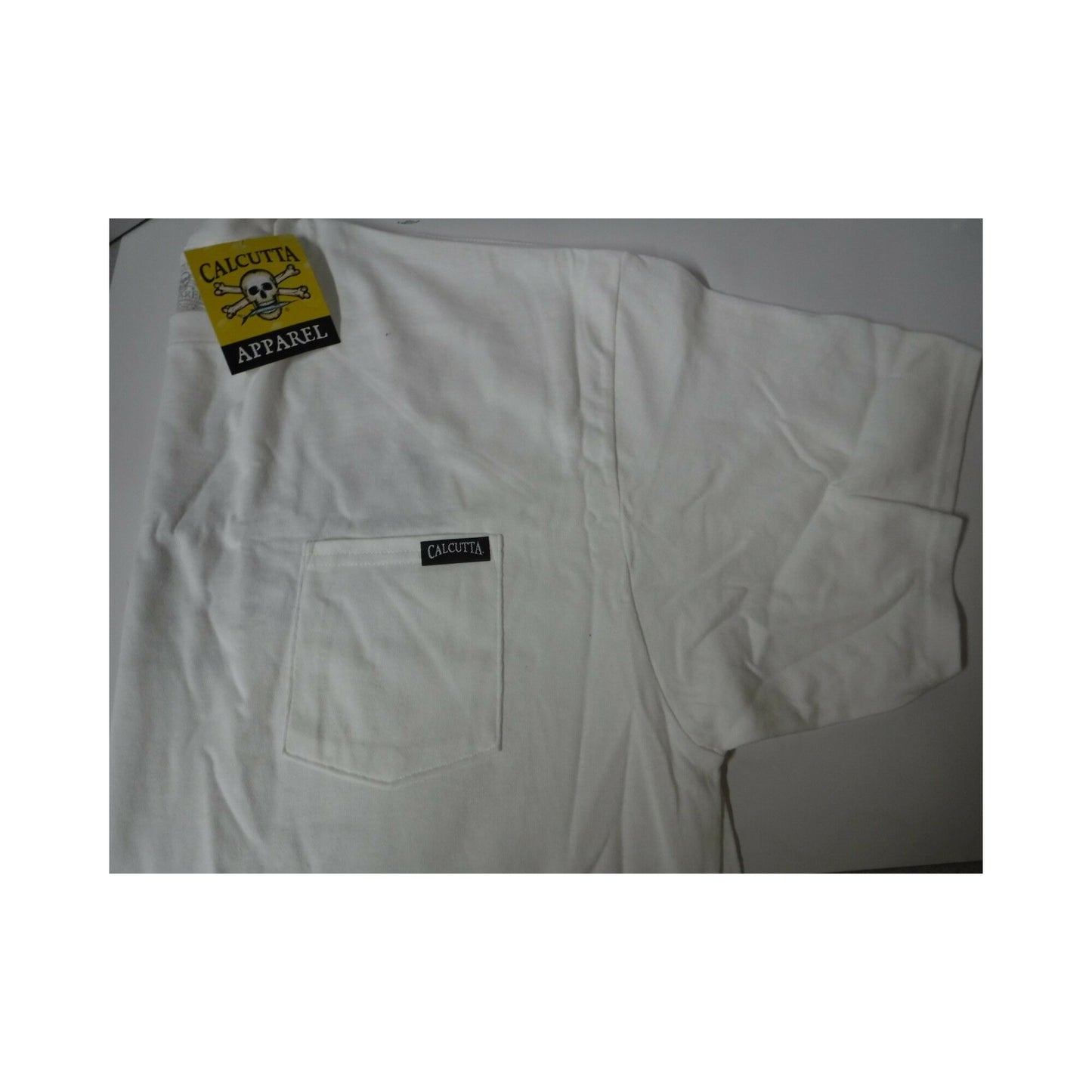 New Authentic Calcutta Short Sleeve Shirt White- It's all About the Hoo! -2XL