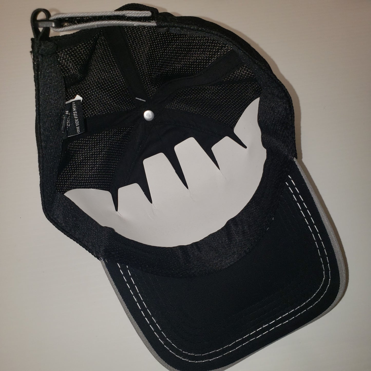 New Authetnic Calcutta Low Profile Hat Gray with Watermark Snook Black Mesh