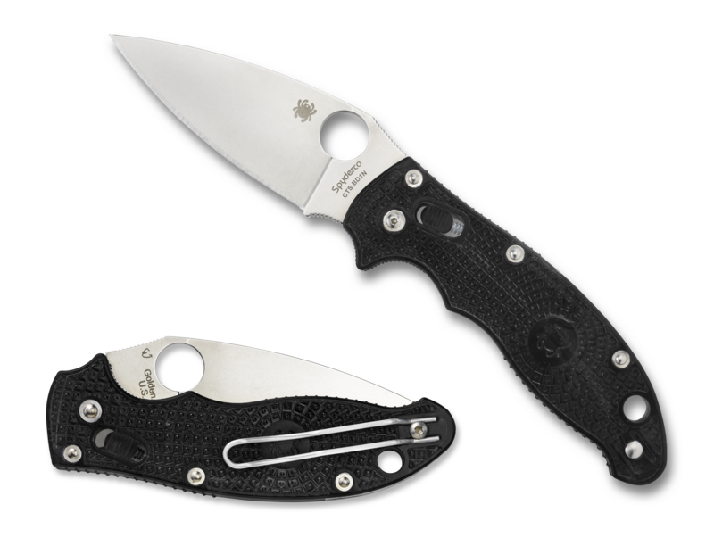 Spyderco Manix 2 LTW Plainedge Black C101PBK2