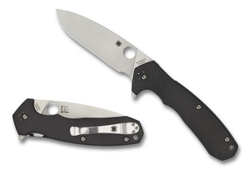 New Spyderco Amalgam Plain CF/CPMS30V