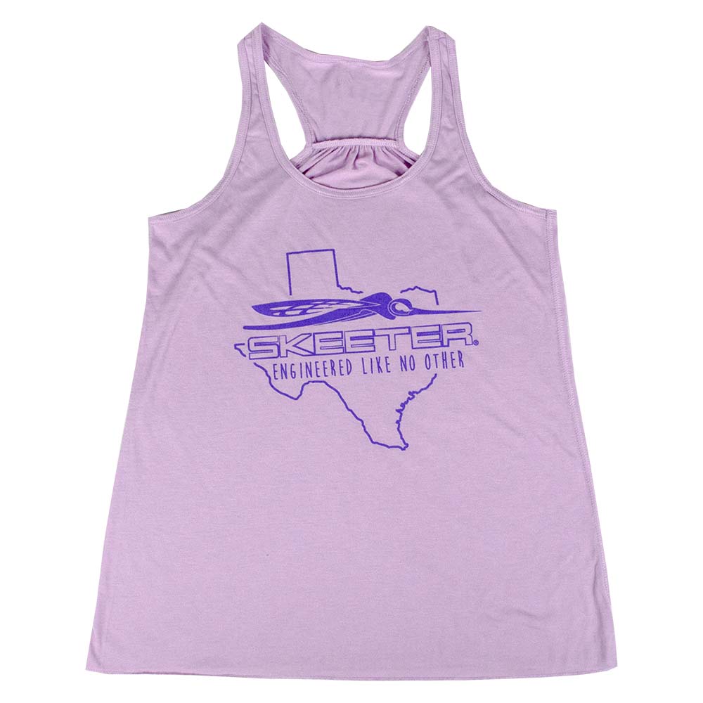 New Authentic Skeeter Ladies Flowy Racerback Tank