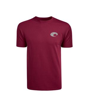 New Authentic Costa BTO Scrimmage AL short sleeve Crimson XL