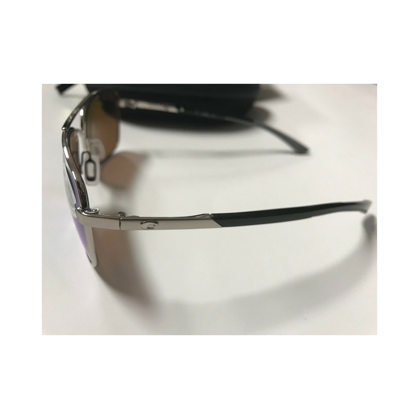 New Authentic Costa Palapa Sunglasses Palladium/ Polarized Green Mirror Lens