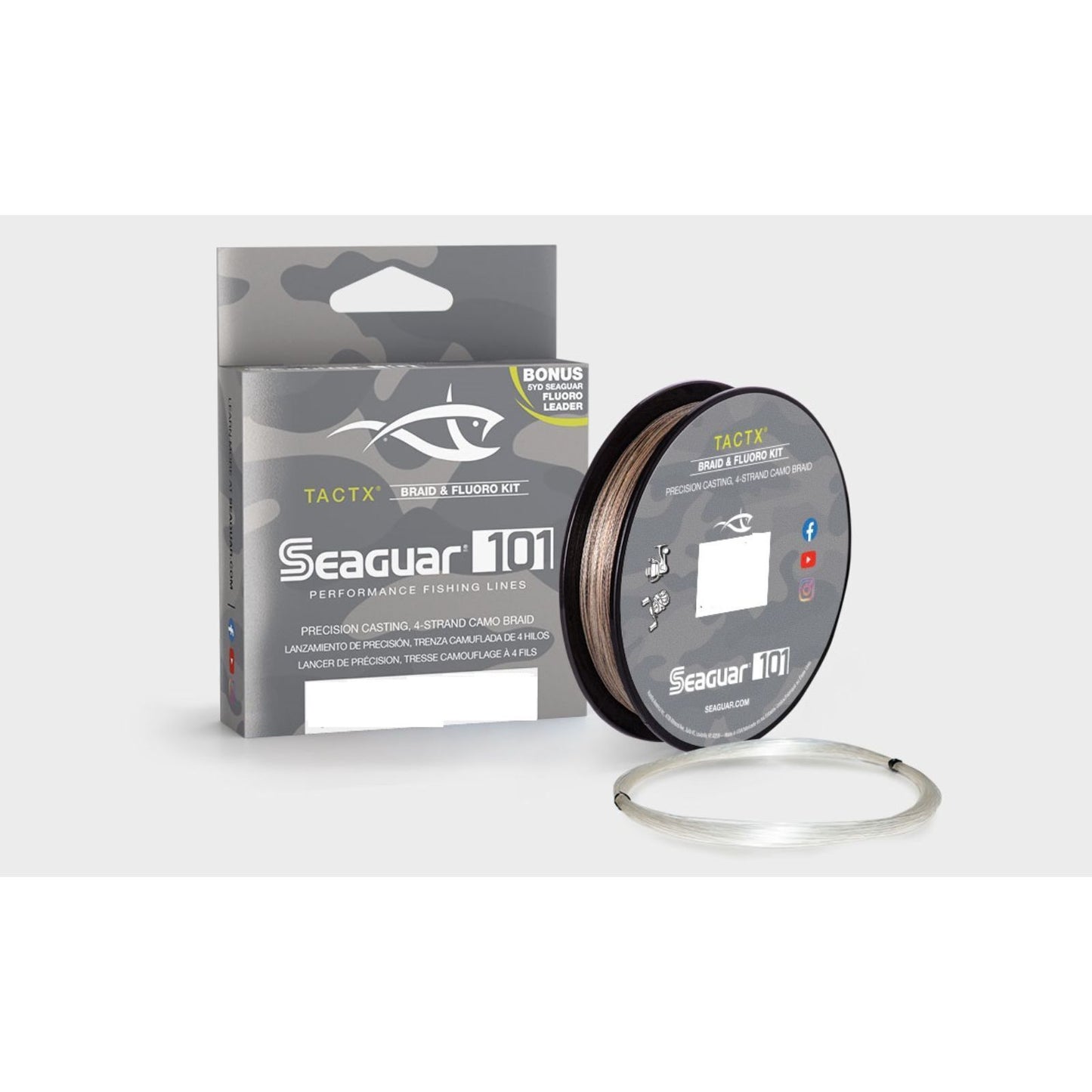 Seaguar101 TactX Braid w/ Fluoro Leader