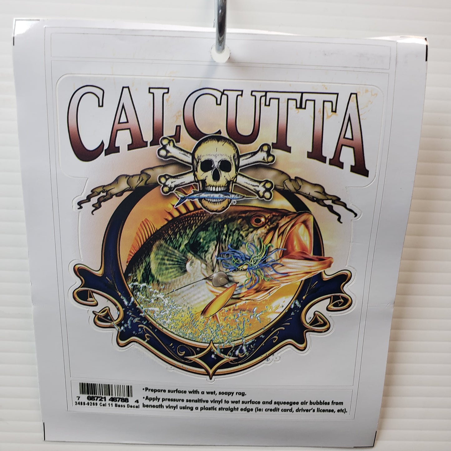 New Calcutta Round Bass Decal