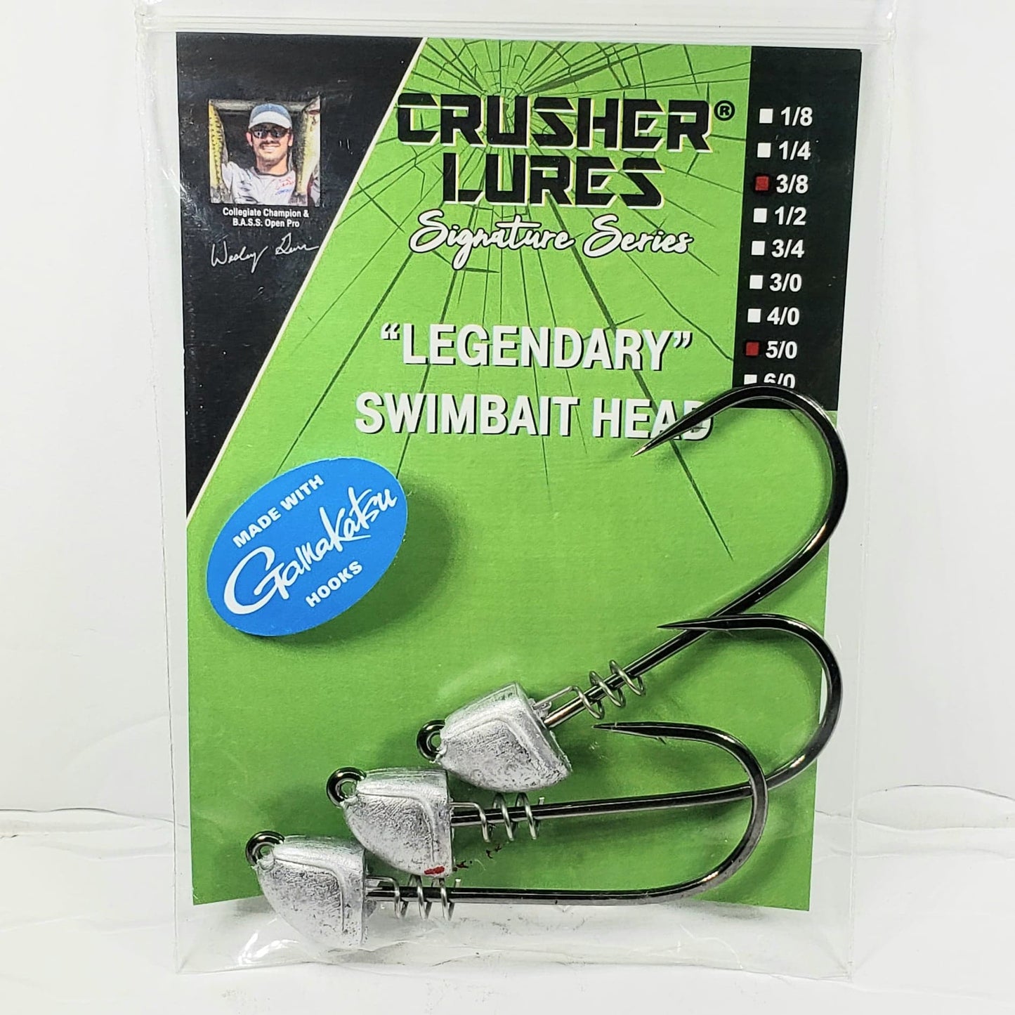 Crusher "Legendary" Swimbait Head 3/8-5/0 Hook