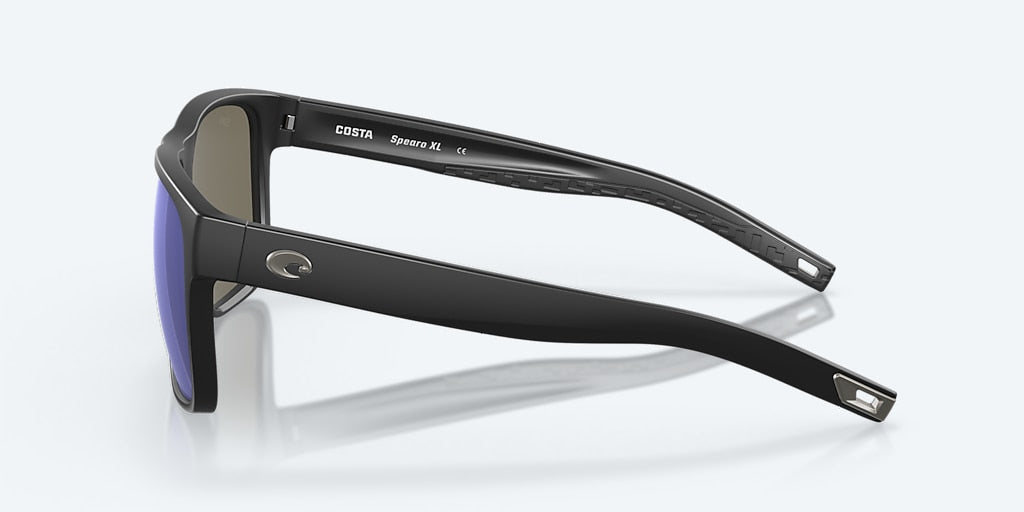 New Authentic Costa Sunglasses-Spearo XL -Black Frame/Blue Lens-580G