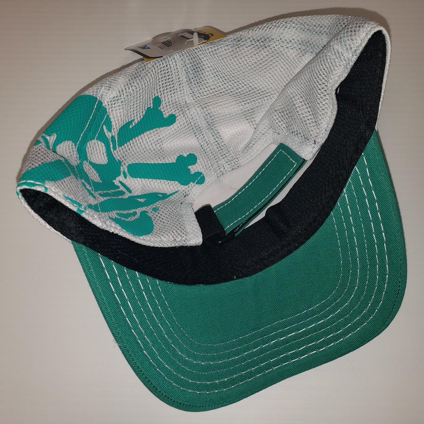 New Authentic Calcutta Hat Green with Calcutta/ White Mesh