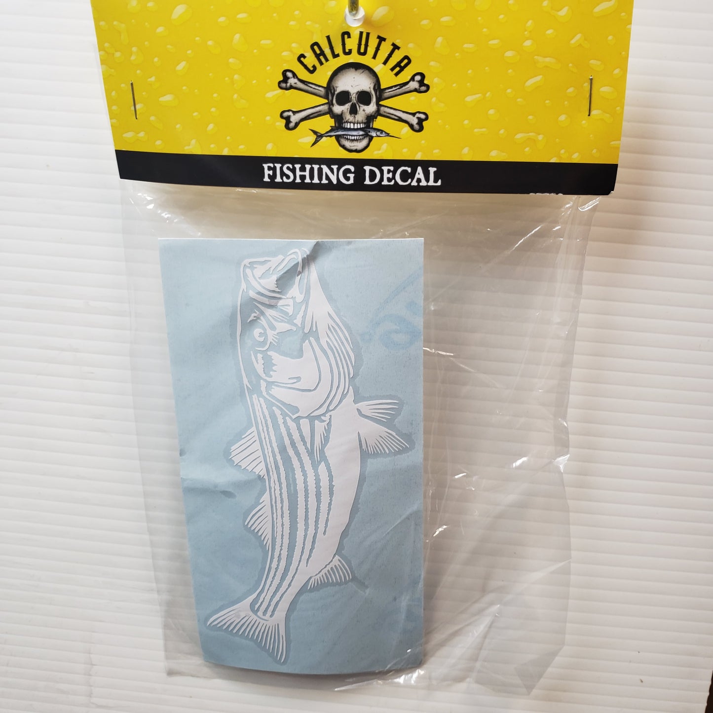 New Calcutta Die Cut White Striper 7"