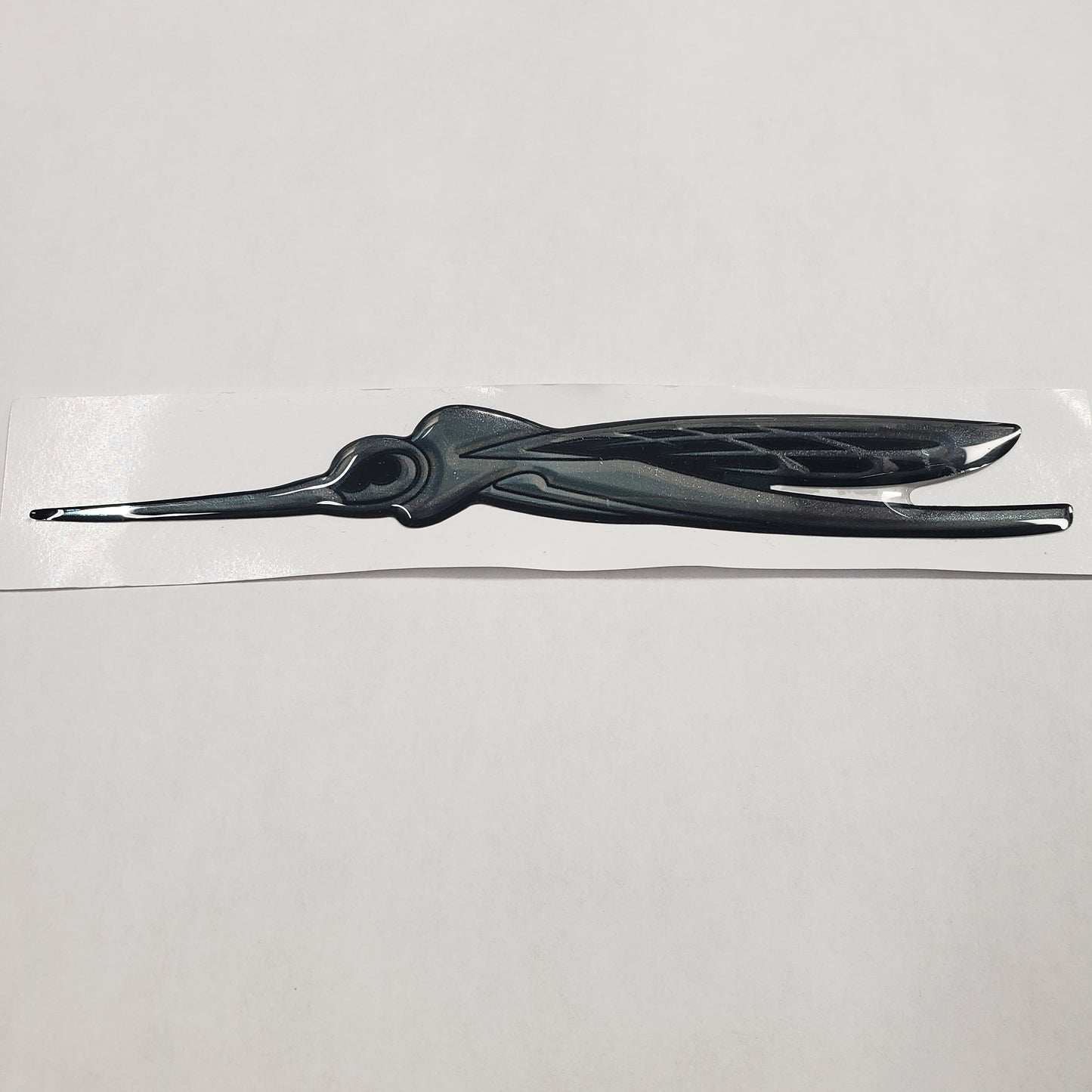 New Authentic Skeeter Emblem 6" Bug - Left-(Blue tint)