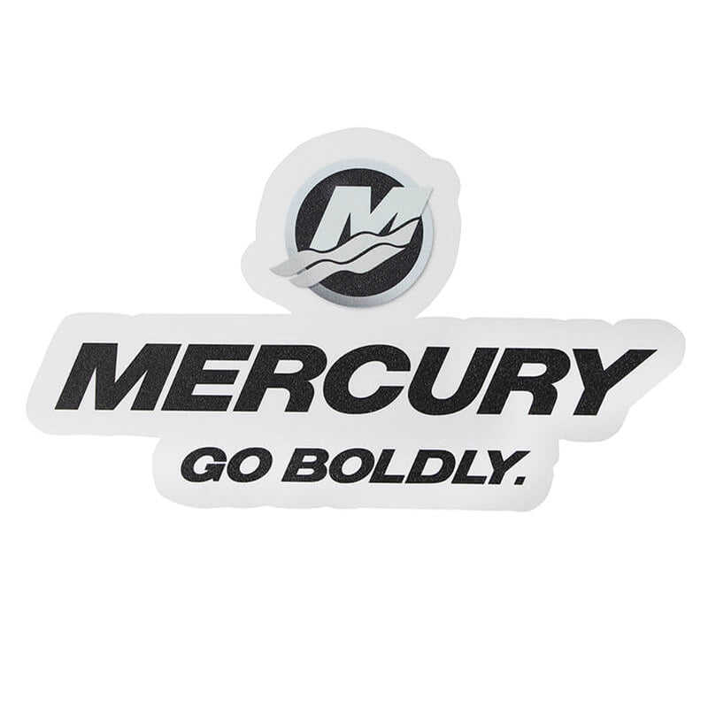 New Authentic Mercury Carpet Decal- 15" x 9"