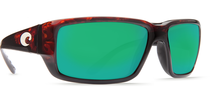 New Authentic Costa Tuna Alley Readers Tortoise/Green Mirror 1.50 580P