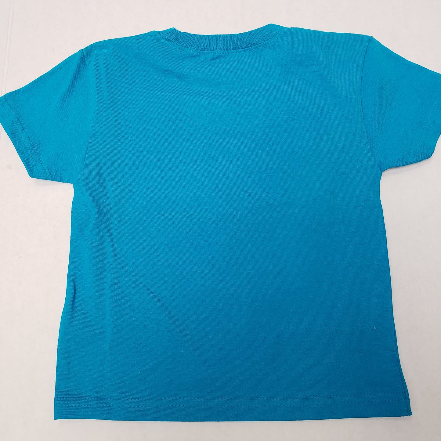 Kids BIG FISH IN A LITTLE SCHOOL Blue Shirt With shark 100% Cotton Size 4