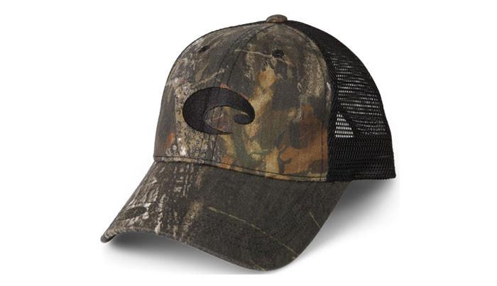 New Authentic Costa Mesh Hat Black-C Camo