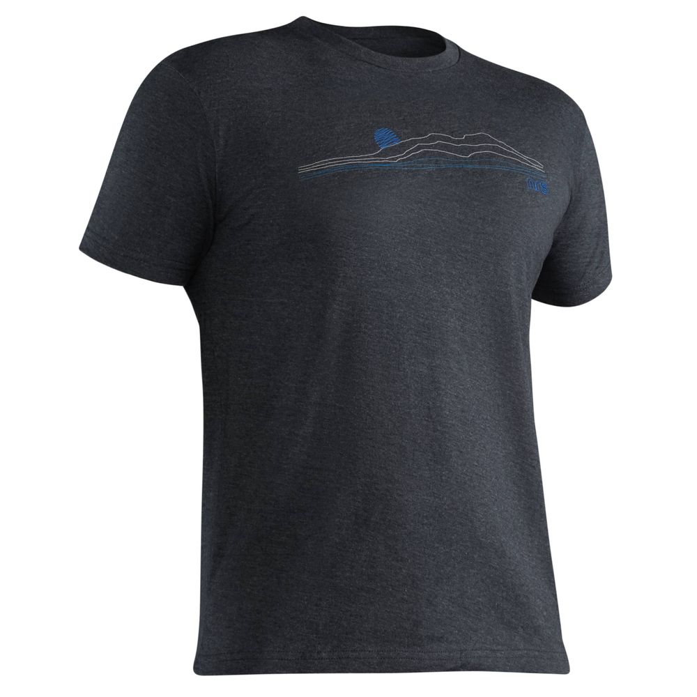 NRS Men's Dawn Patrol S/S T-Shirt Charcoal XL
