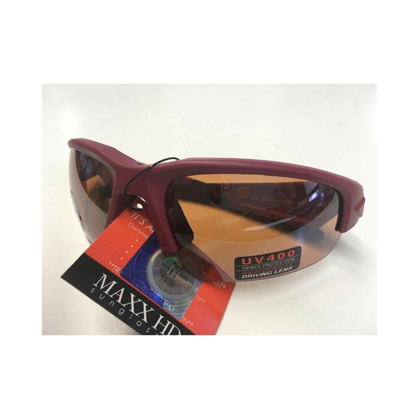 New Maxx High Definition Dynasty 2.0 Sunglasses Red Frame