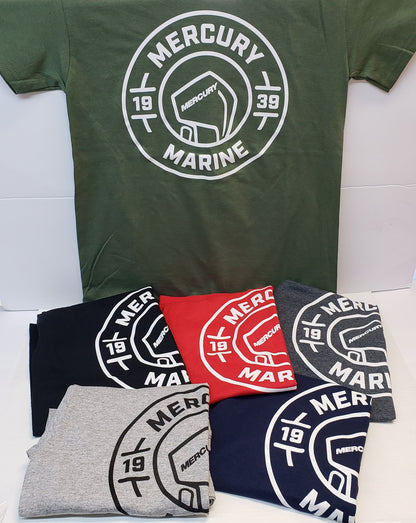 New Authentic Mercury Preshrunk Cotton Gildan T-Shirt-