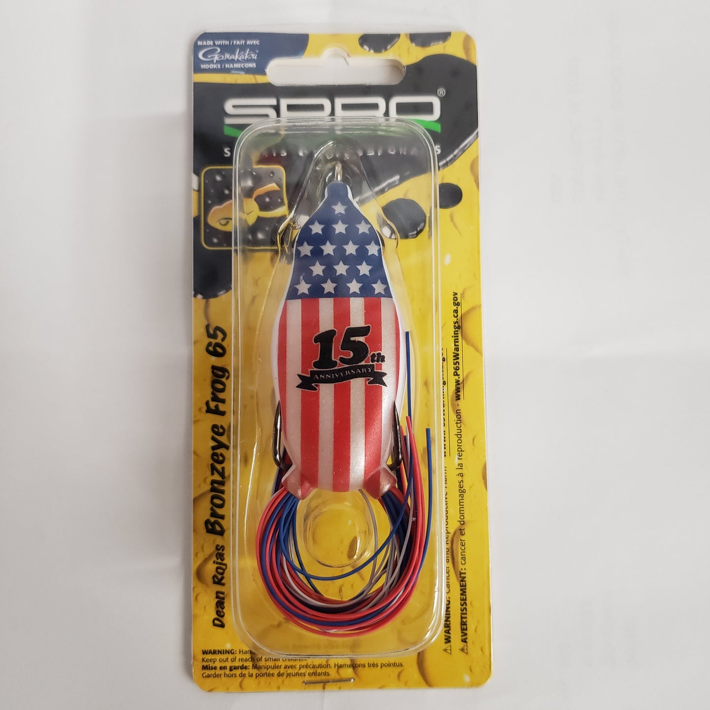 SPRO Bronzeye 15th Anniversary Frog 65-Albino